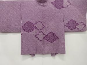 アンティーク　本総絞り　松皮菱に古典柄模様絵羽織